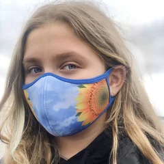 маска подсолнух неопрен